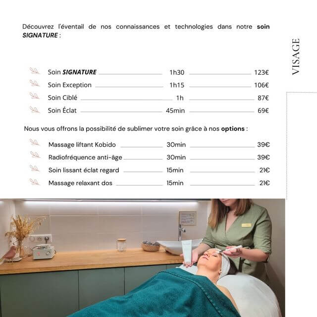 Carte de soin Au fil du corps soin visage